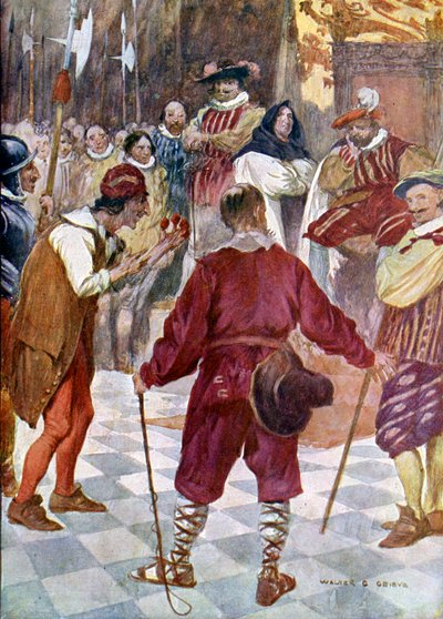 Illustrazione per Don Chisciotte da Walter Grieve